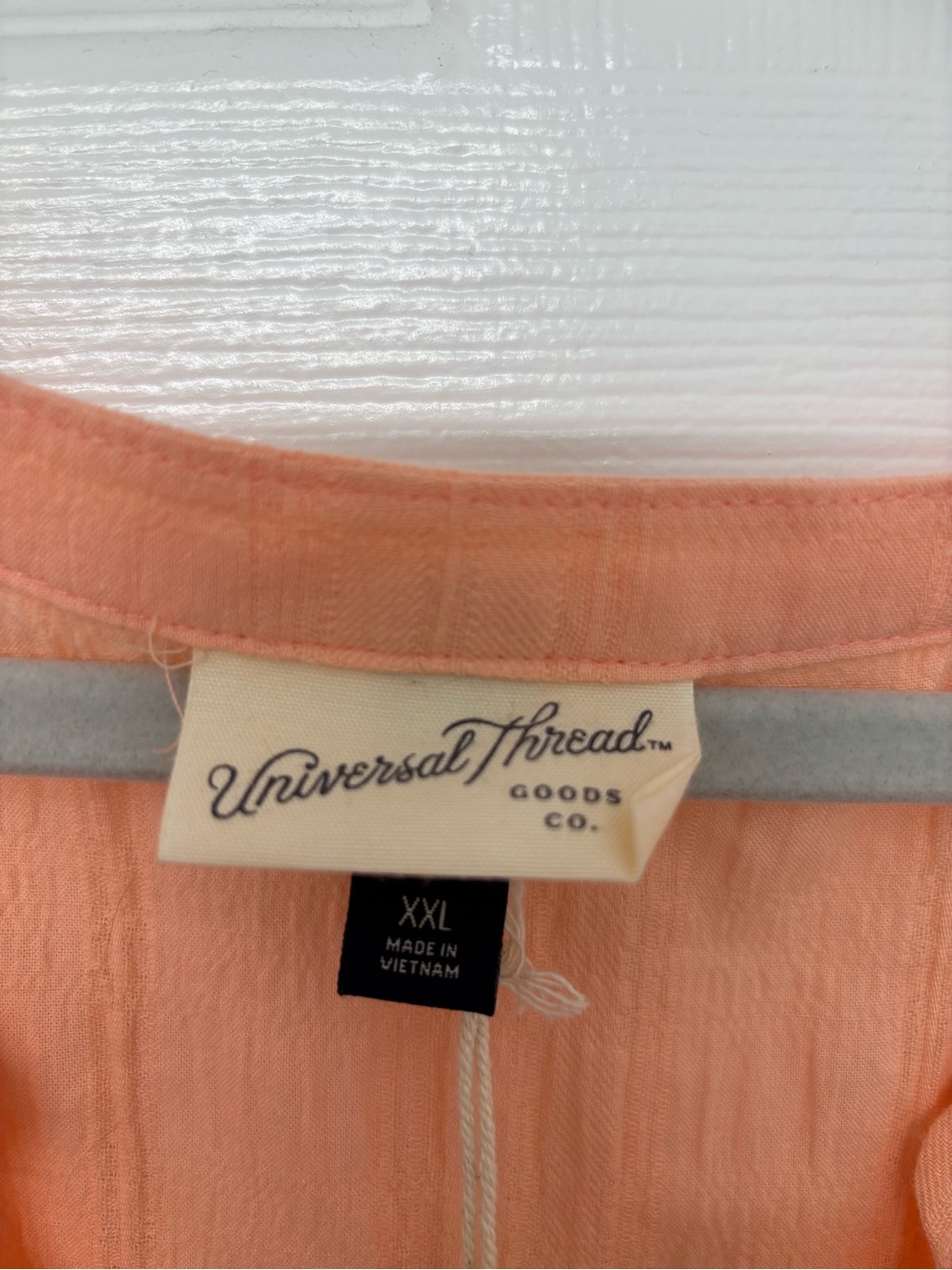 Universal Thread Peach V-Neck Tiered Tunic XXL - Picture 2 of 5